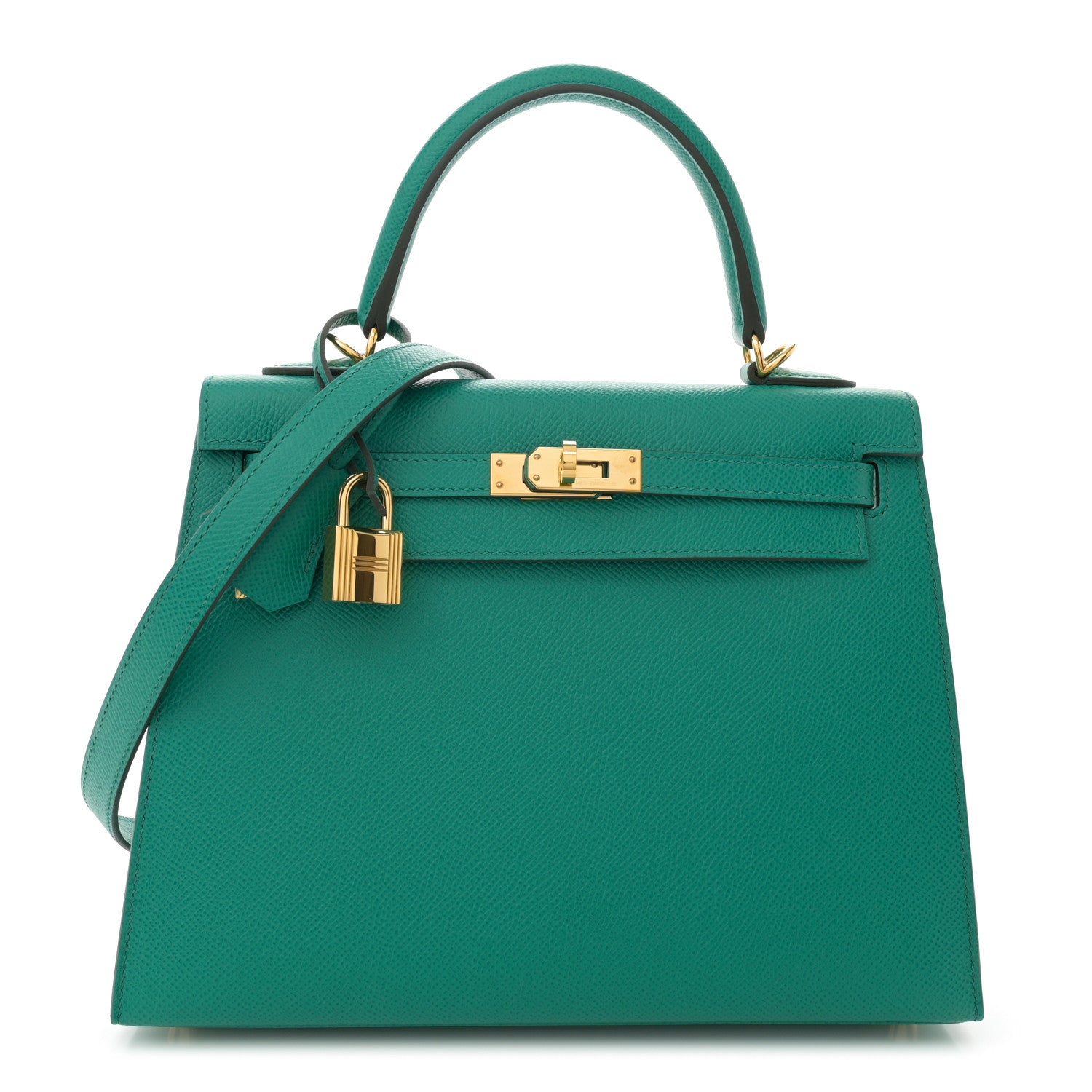 Hermes Epsom Kelly Sellier 25 Vert Jade 1 of 11