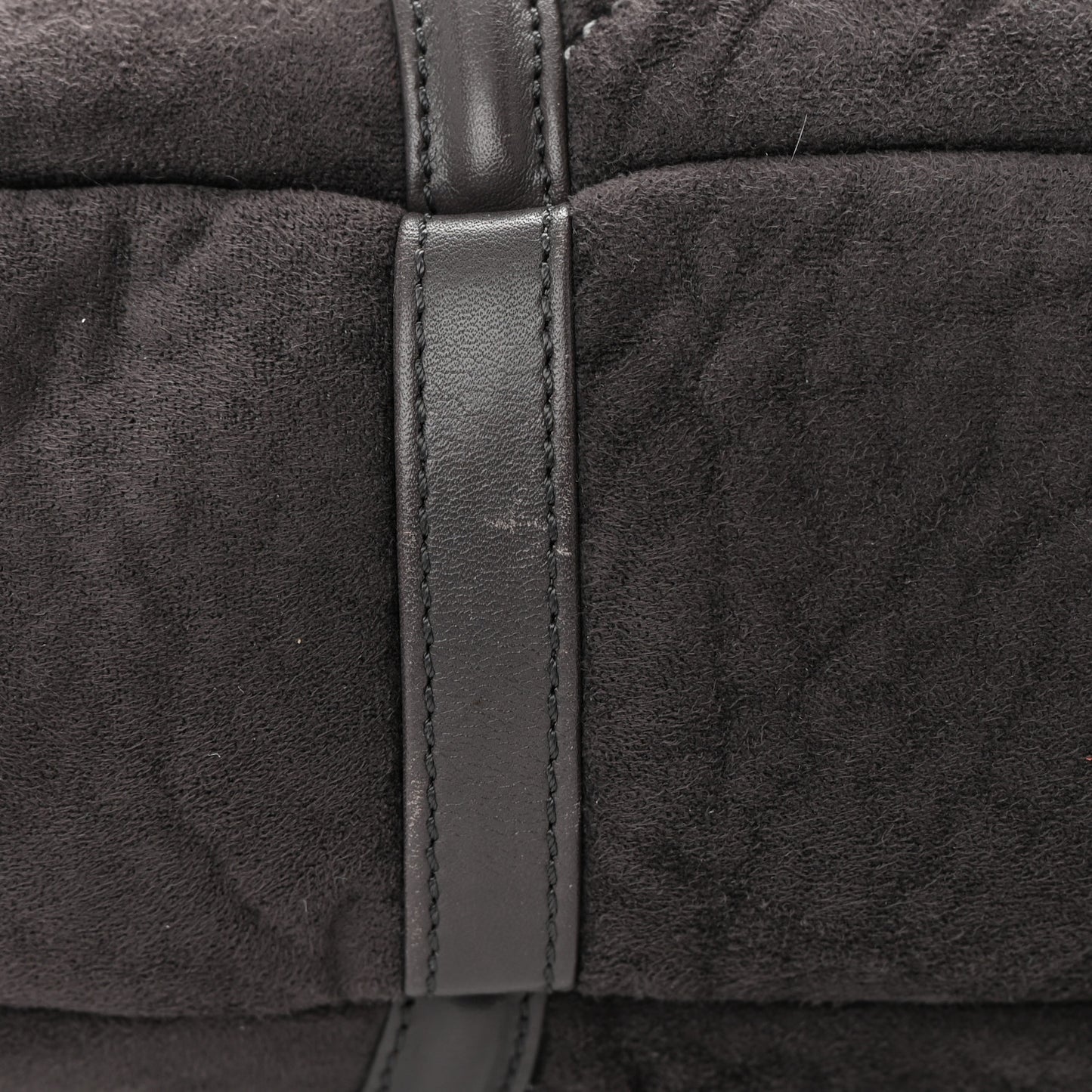 Microsuede Quilted Rodeo Drive Hobo Black