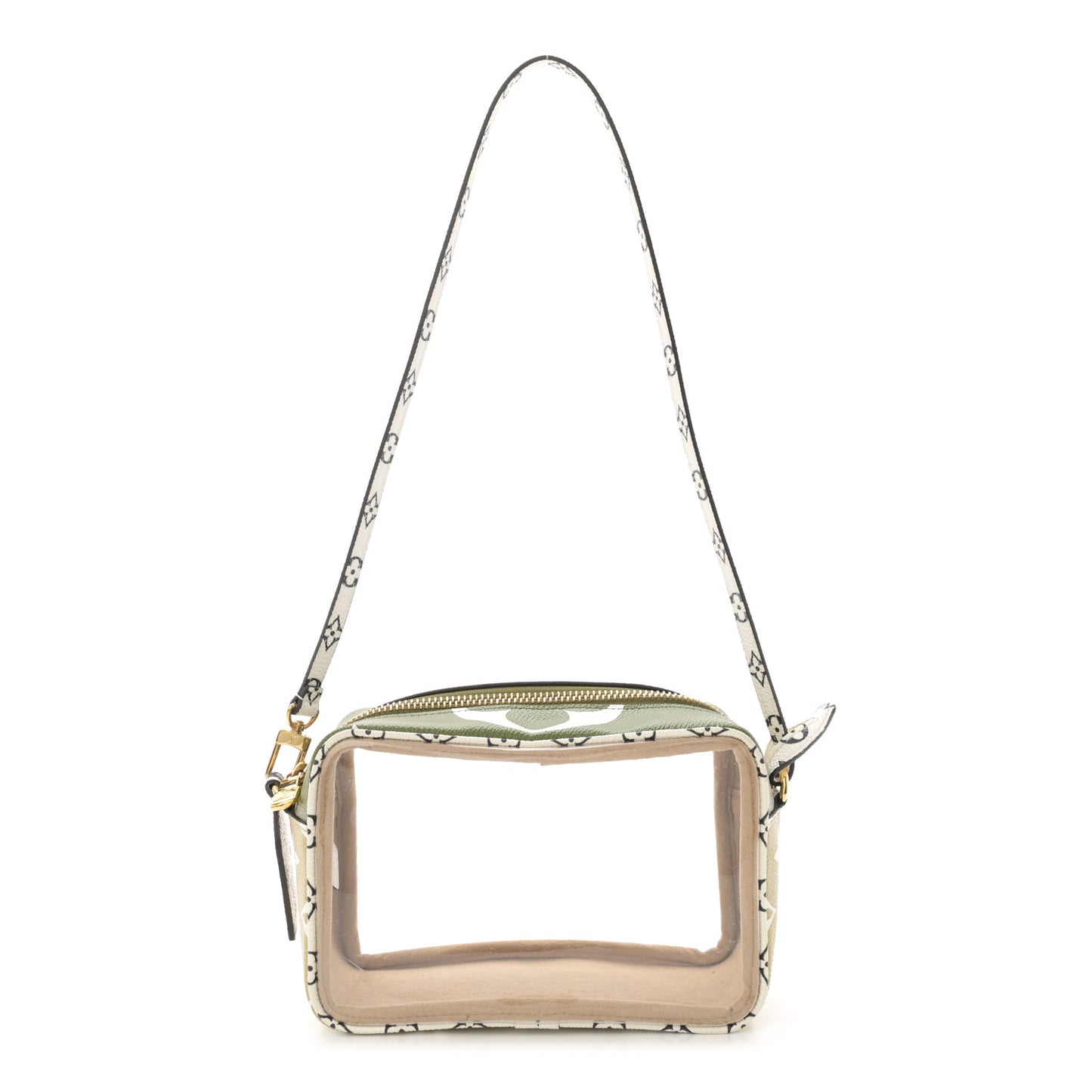 Monogram Giant Beach Pouch Kaki