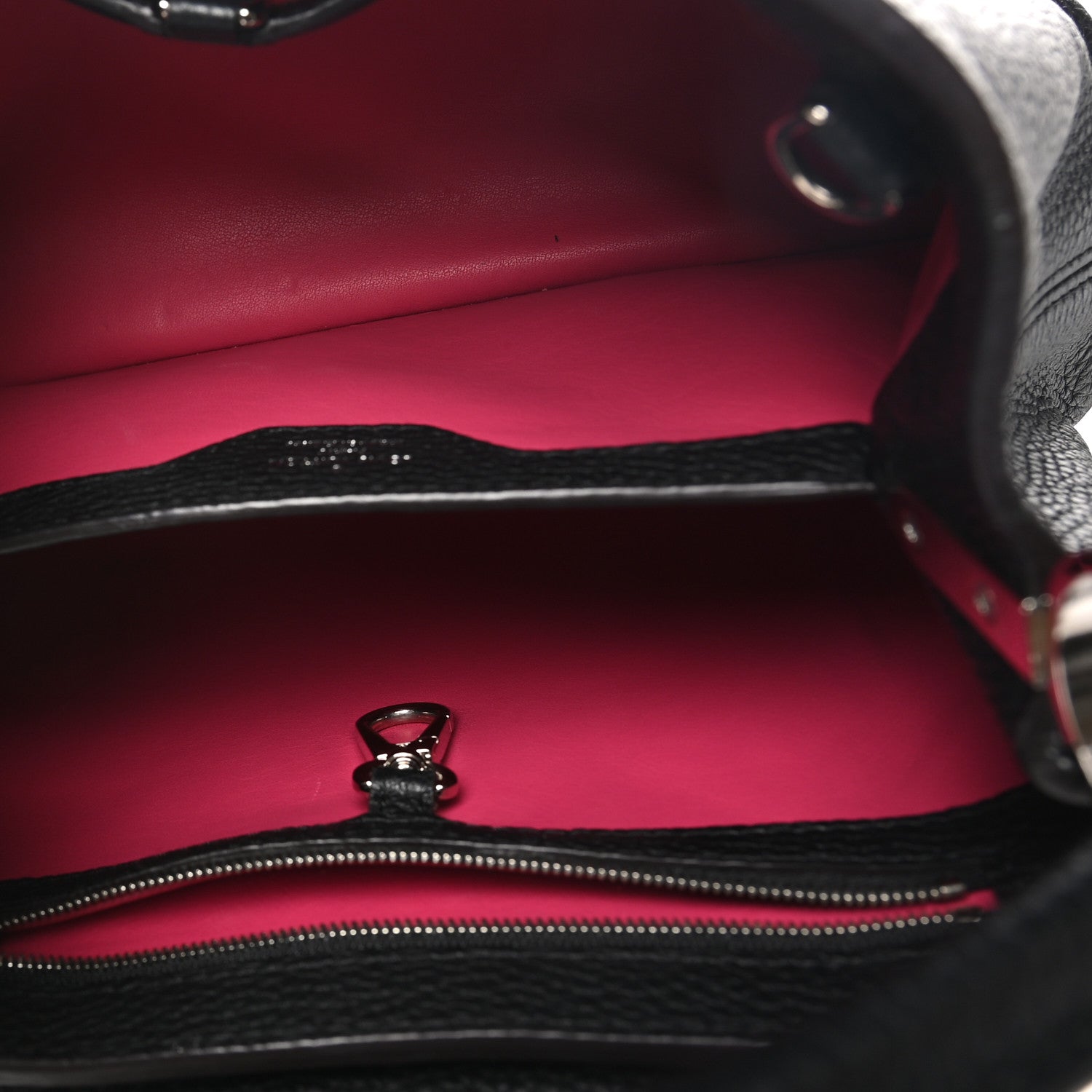 Louis Vuitton Taurillon Capucines BB Black 5 of 9
