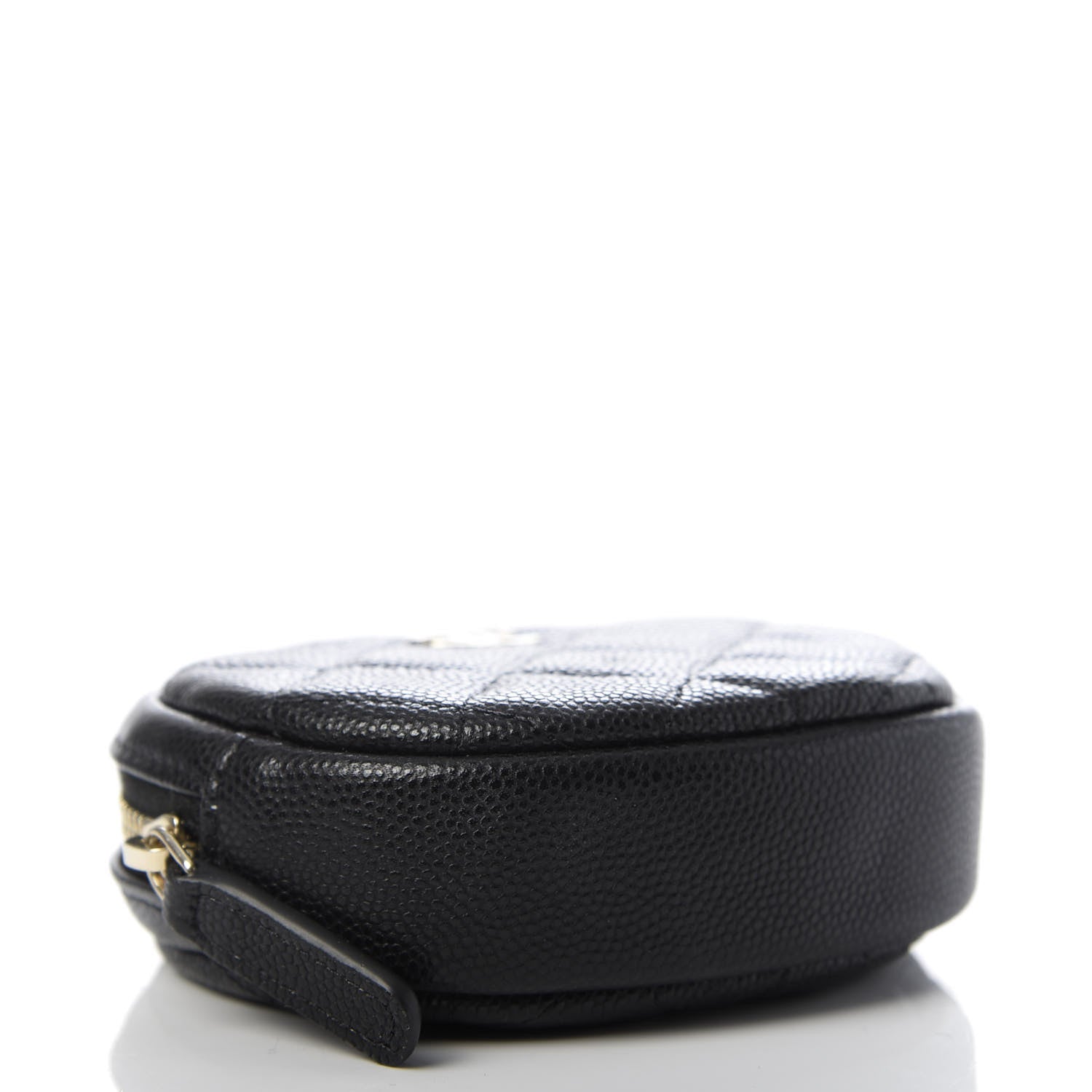 Chanel Caviar Quilted Zip Around Classic Coin Purse Black 4 of 8