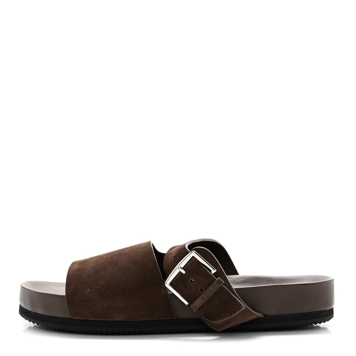 Hermes Suede Goatskin Mens Mumbai Sandals 44 1 of 11