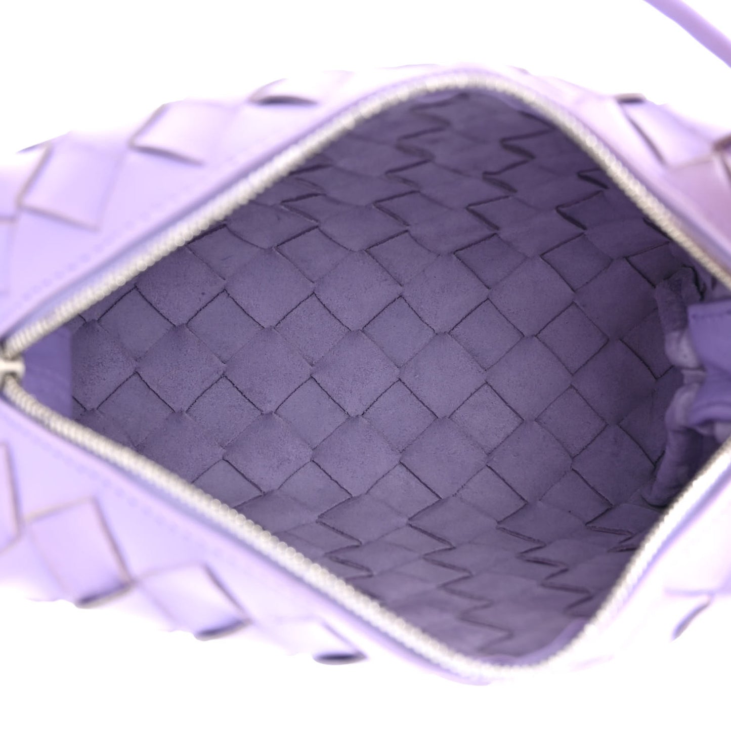 Nappa Intrecciato Mini Loop Camera Bag Wisteria