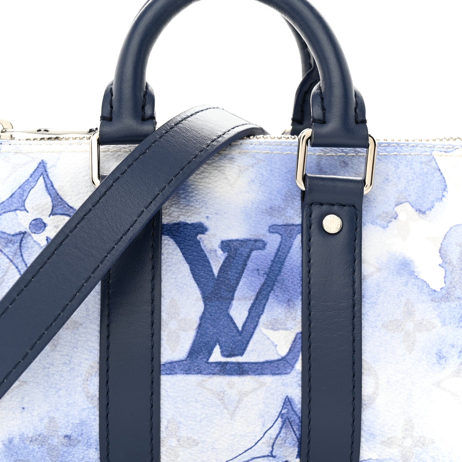 Louis Vuitton Monogram Watercolor Keepall XS Blue 7 of 10
