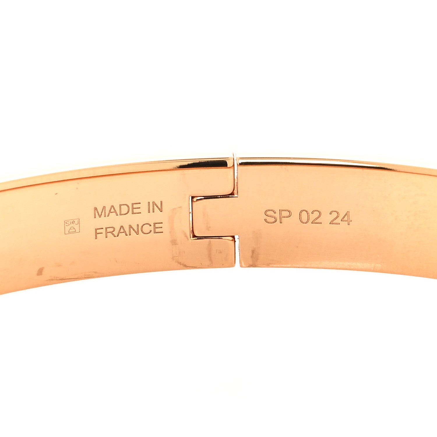 Hermes Enamel Mini Clic Kelly Bracelet PM Lilas 4 of 5