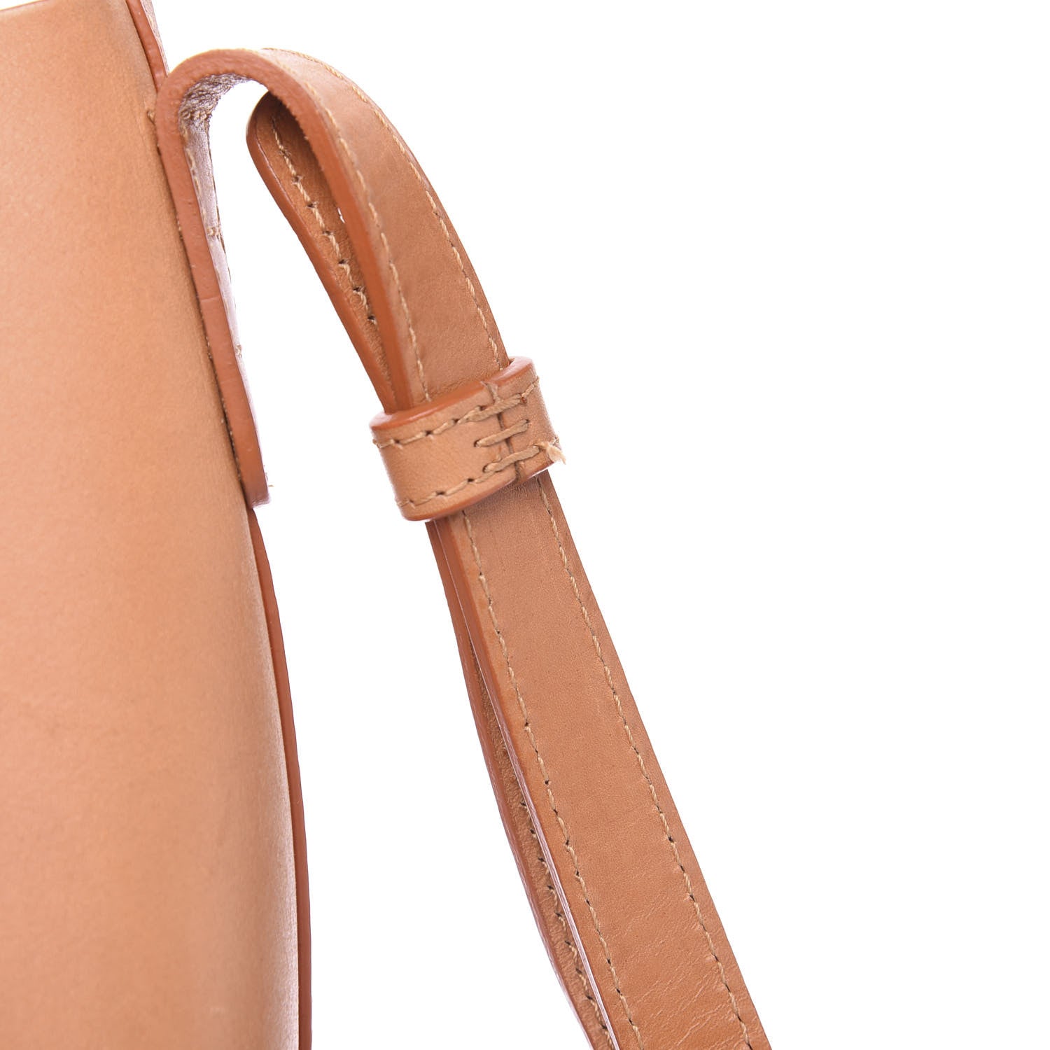 Mansur Gavriel Vegetable Tanned Calfskin Bucket Bag Cammello Rosa 11 of 12