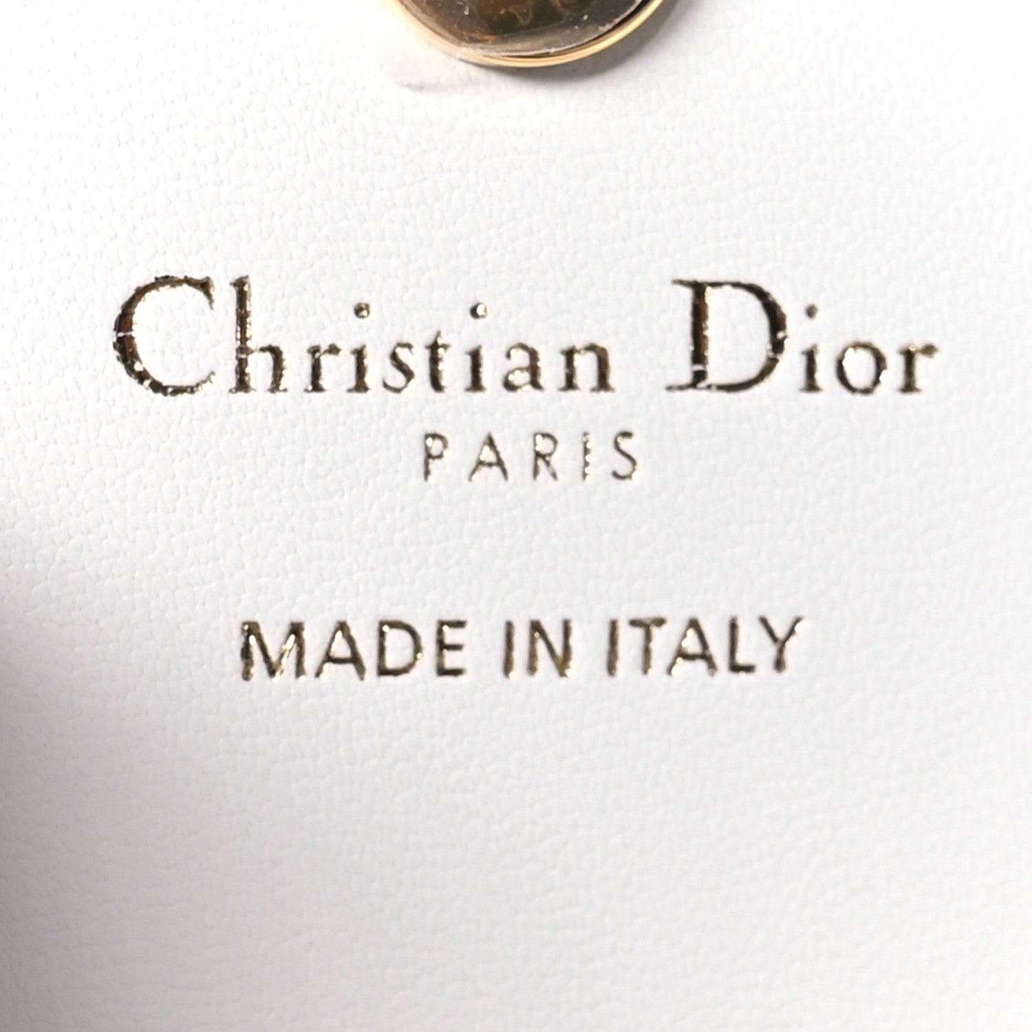 Christian Dior Calfskin Butterfly Printed Caro XS Wallet White Multicolor 6 of 8