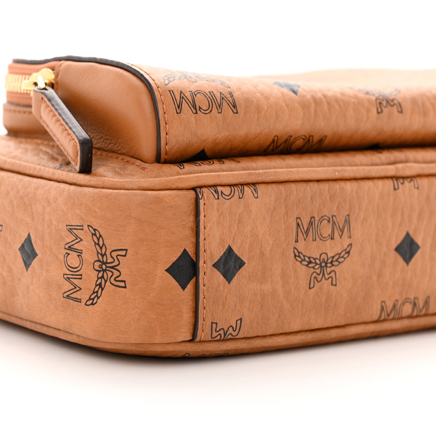 Visetos Klassik Crossbody Bag Cognac