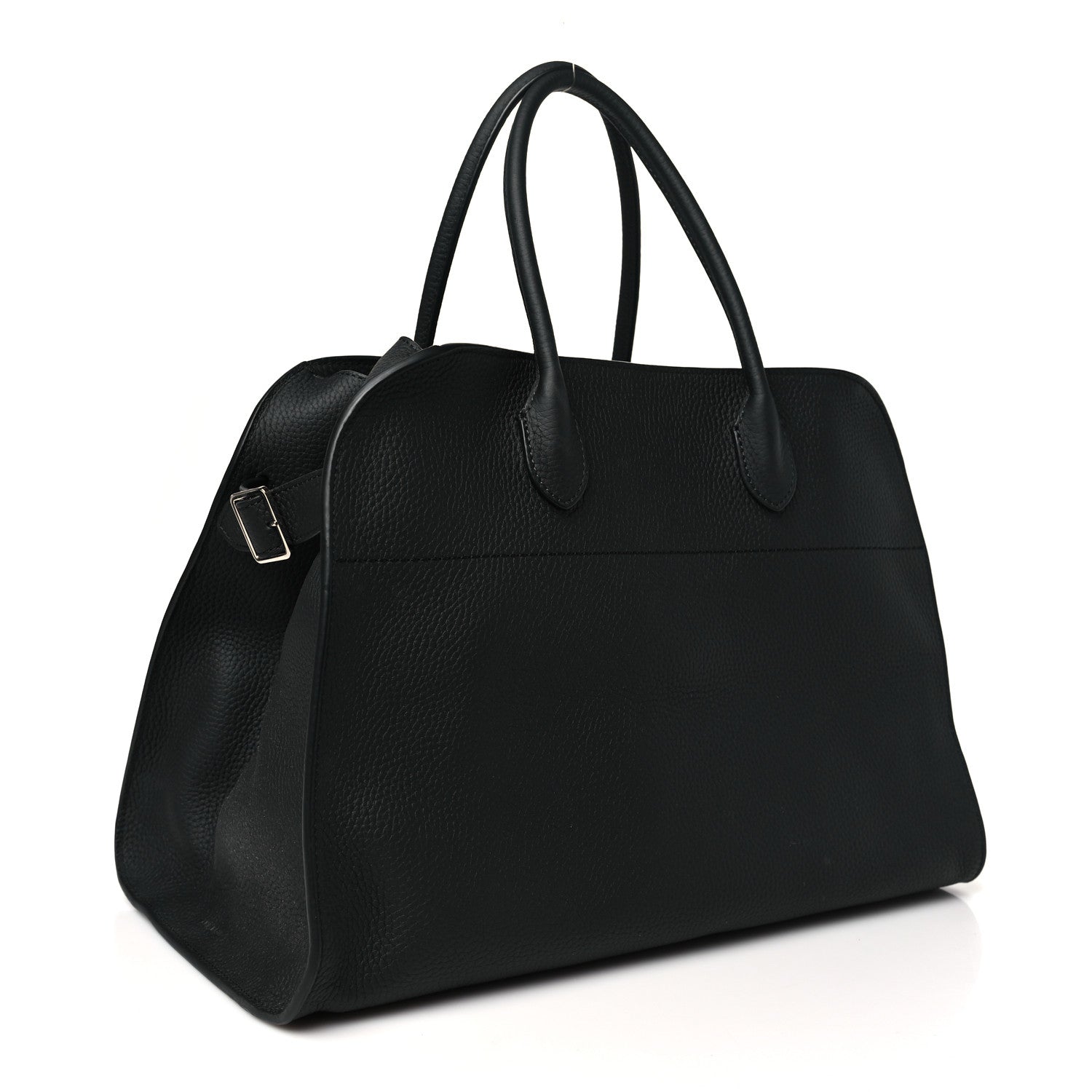 The Row Matte Grained Calfskin Soft Margaux 15 Black 3 of 9