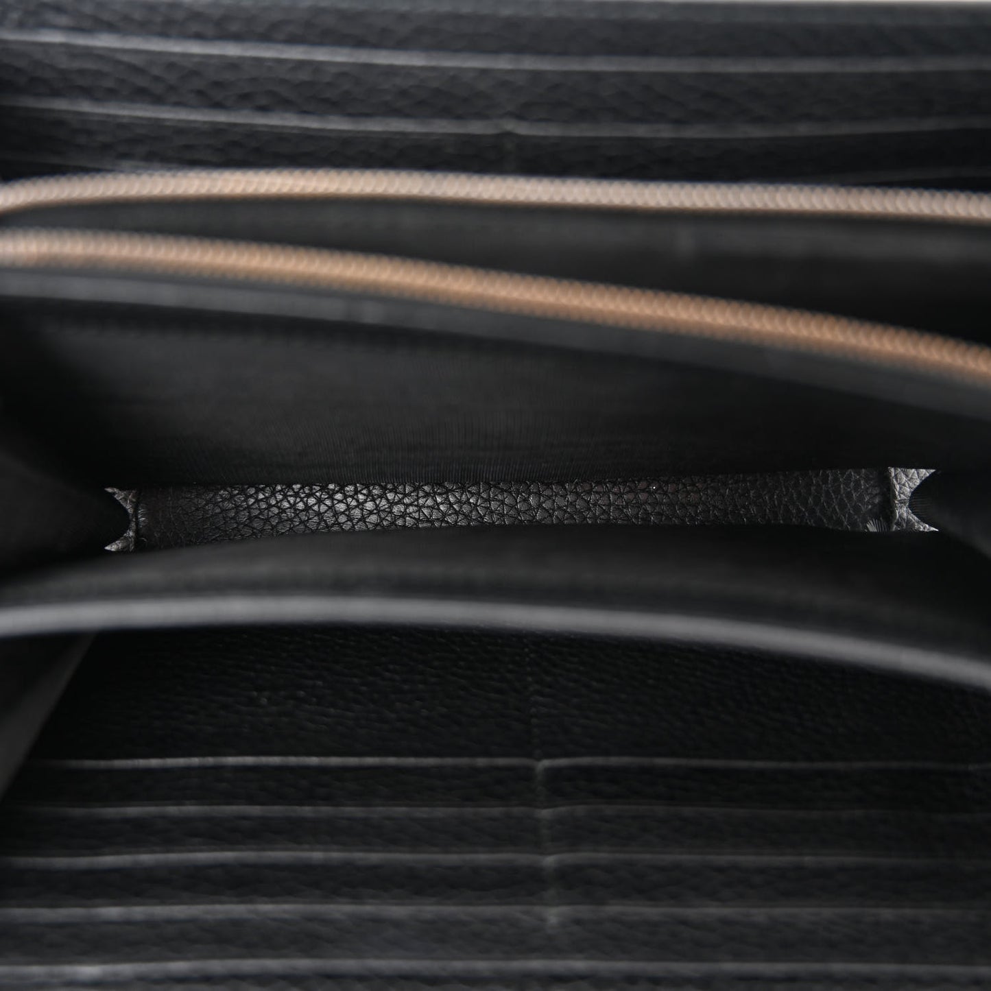 Calfskin GG Marmont Chain Wallet Black