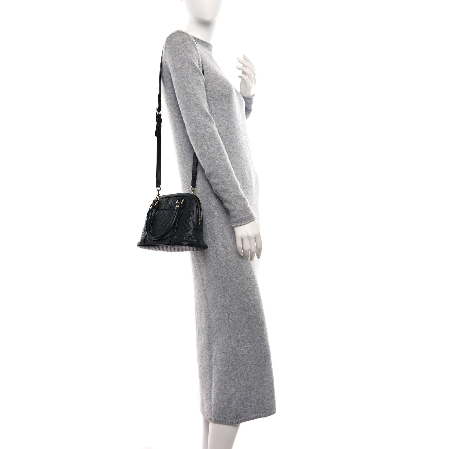 Microguccissima Mini Dome Bag Black
