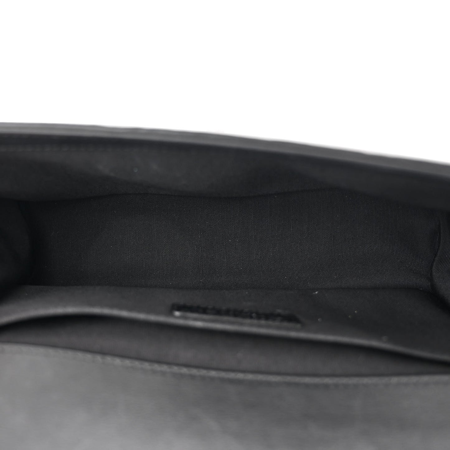 Calfskin Pleated Medium Boy In Rome Flap Black White