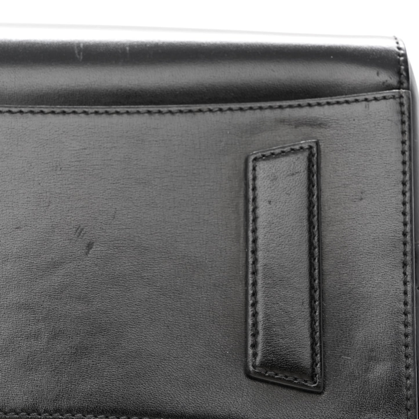 Shiny Lord Calfskin Small Antigona Black
