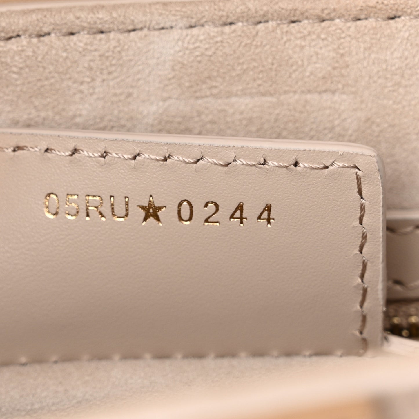 Supple Calfskin Two Tone Saddle Bag With Strap Biscuit Trench Beige