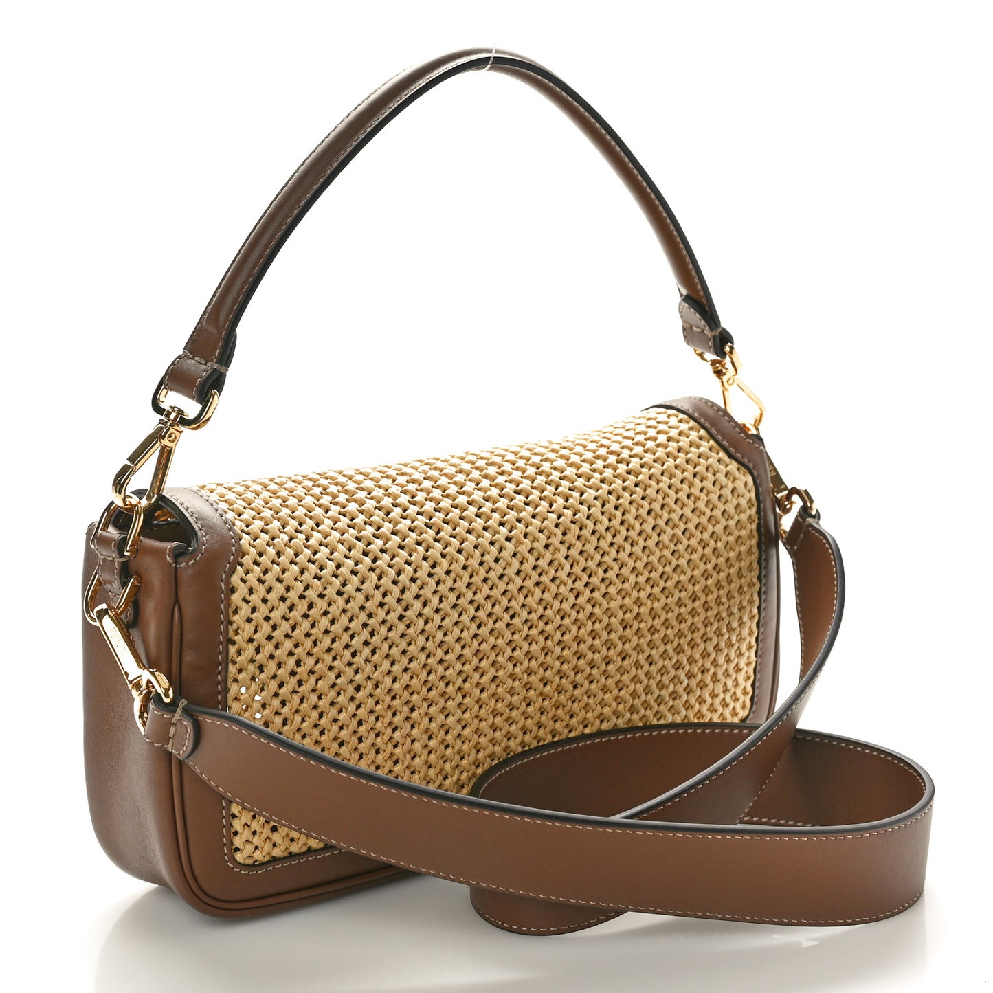 Macrame Crochet Baguette Natural Gianduia