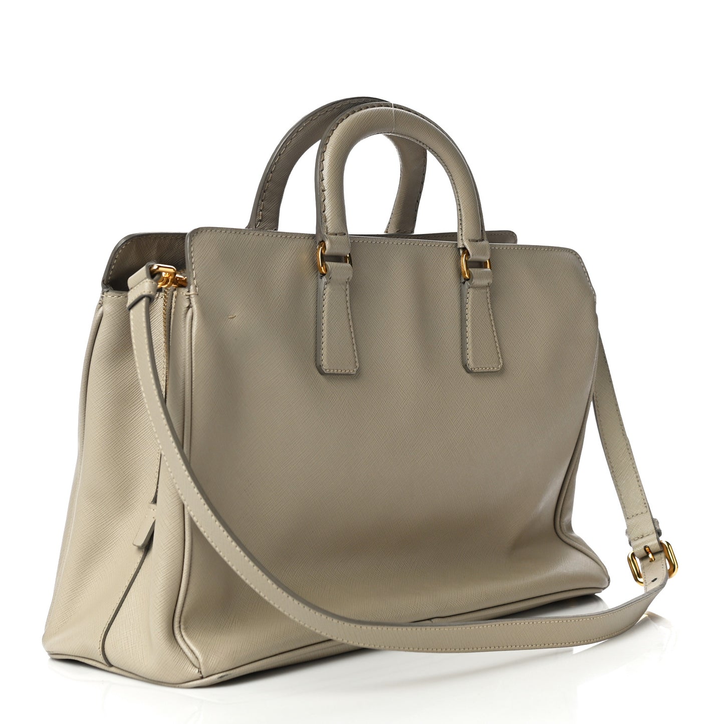 Saffiano Top Handle Tote Pomice