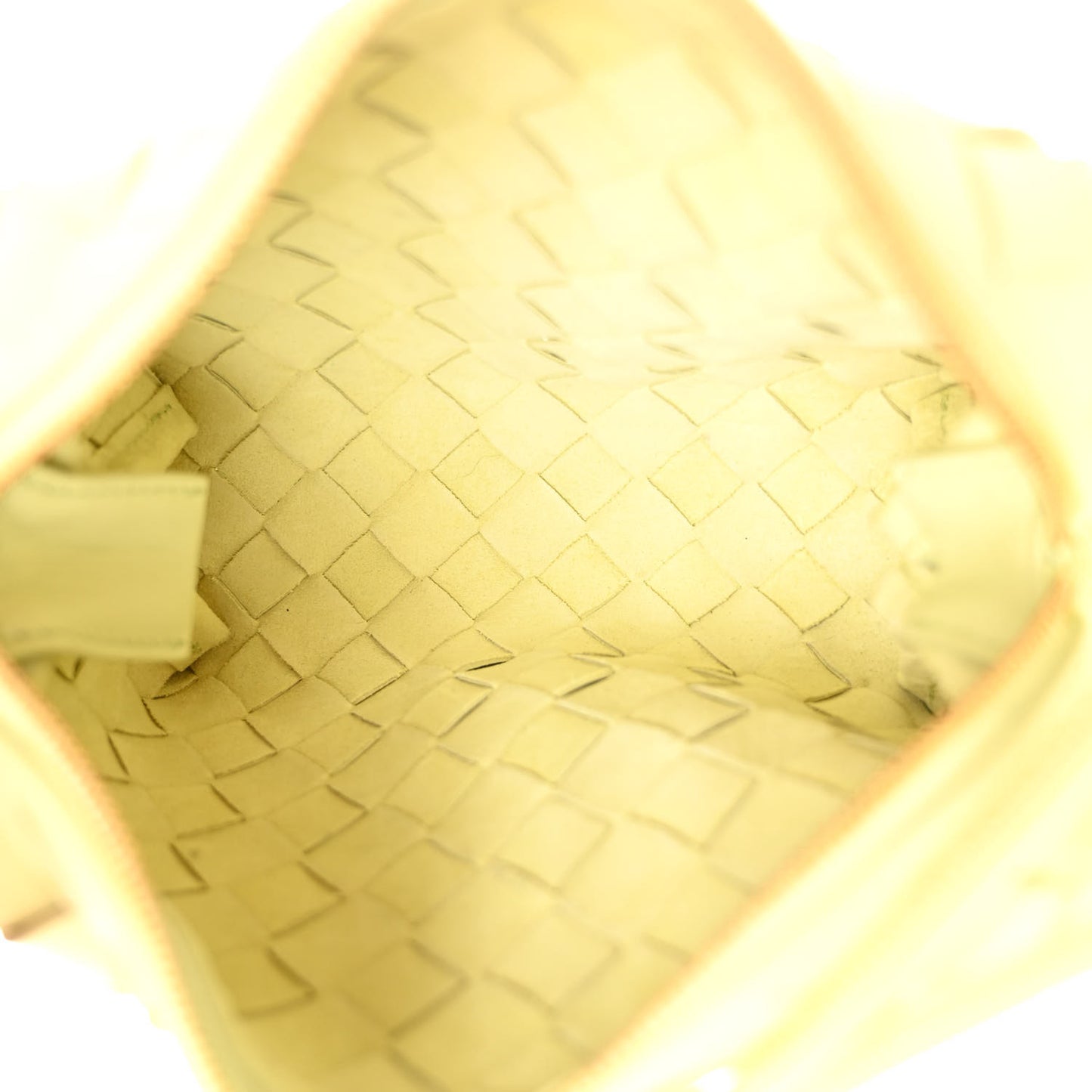 Nappa Intrecciato Mini Loop Camera Bag Lemon Washed