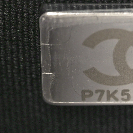 Printed Denim Quilted Nano Kelly Shopper Black Grey