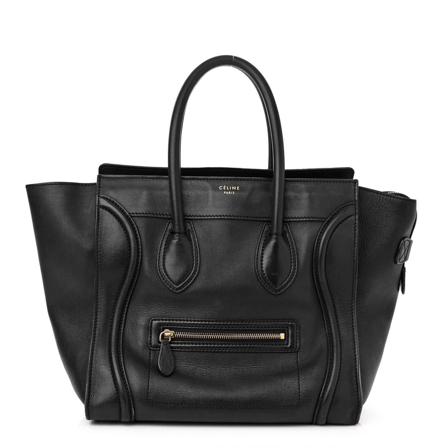 Smooth Calfskin Micro Luggage Black