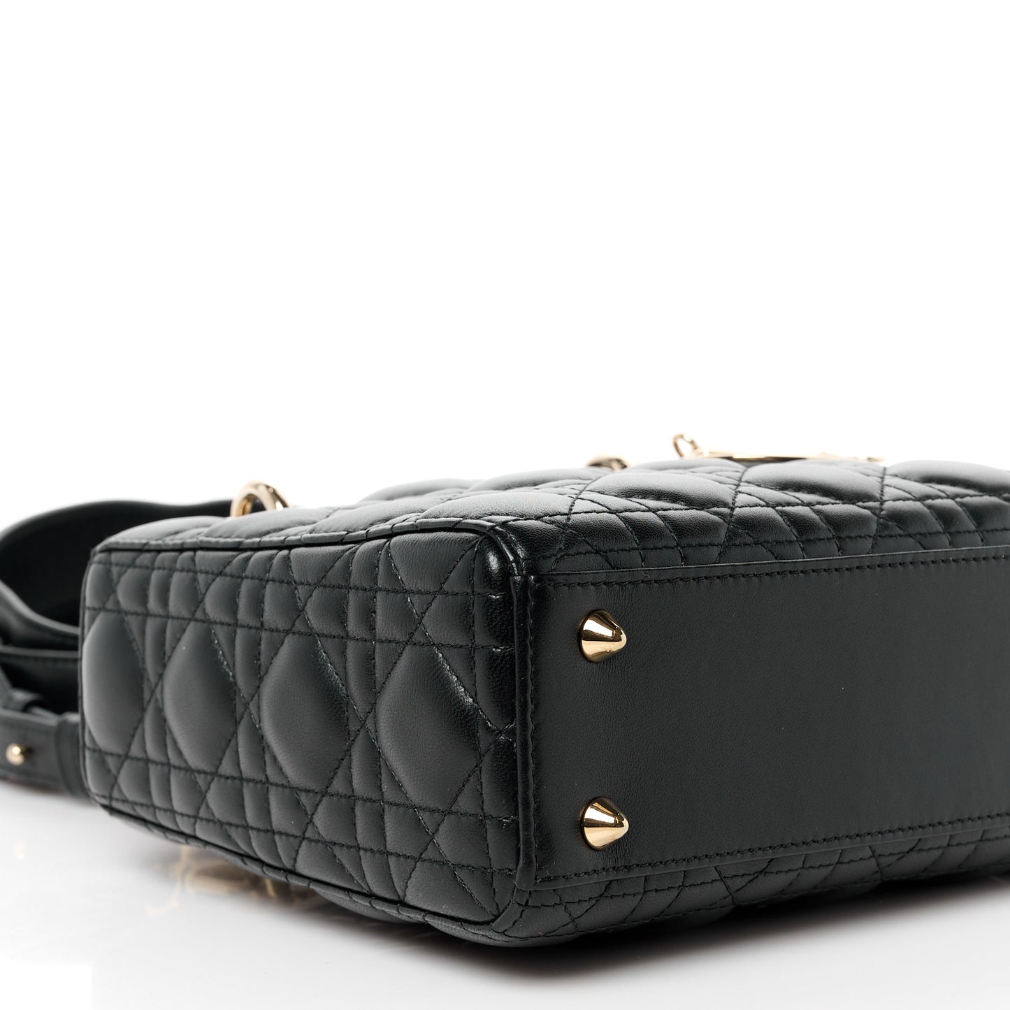 Lambskin Cannage Small My ABCDior Lady Dior Black