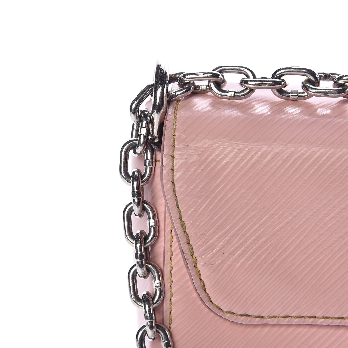 Epi Twist Shoulder Bag MM Rose Ballerine