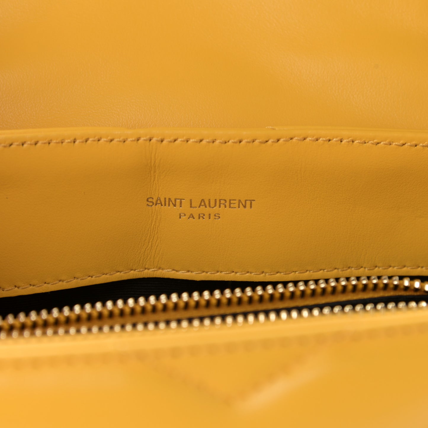 Calfskin Y Quilted Monogram Small Loulou Chain Satchel Sunflower