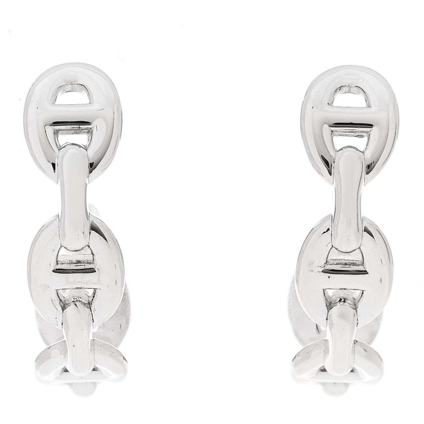 Sterling Silver Chaine D'Ancre Enchainee Climber Earrings