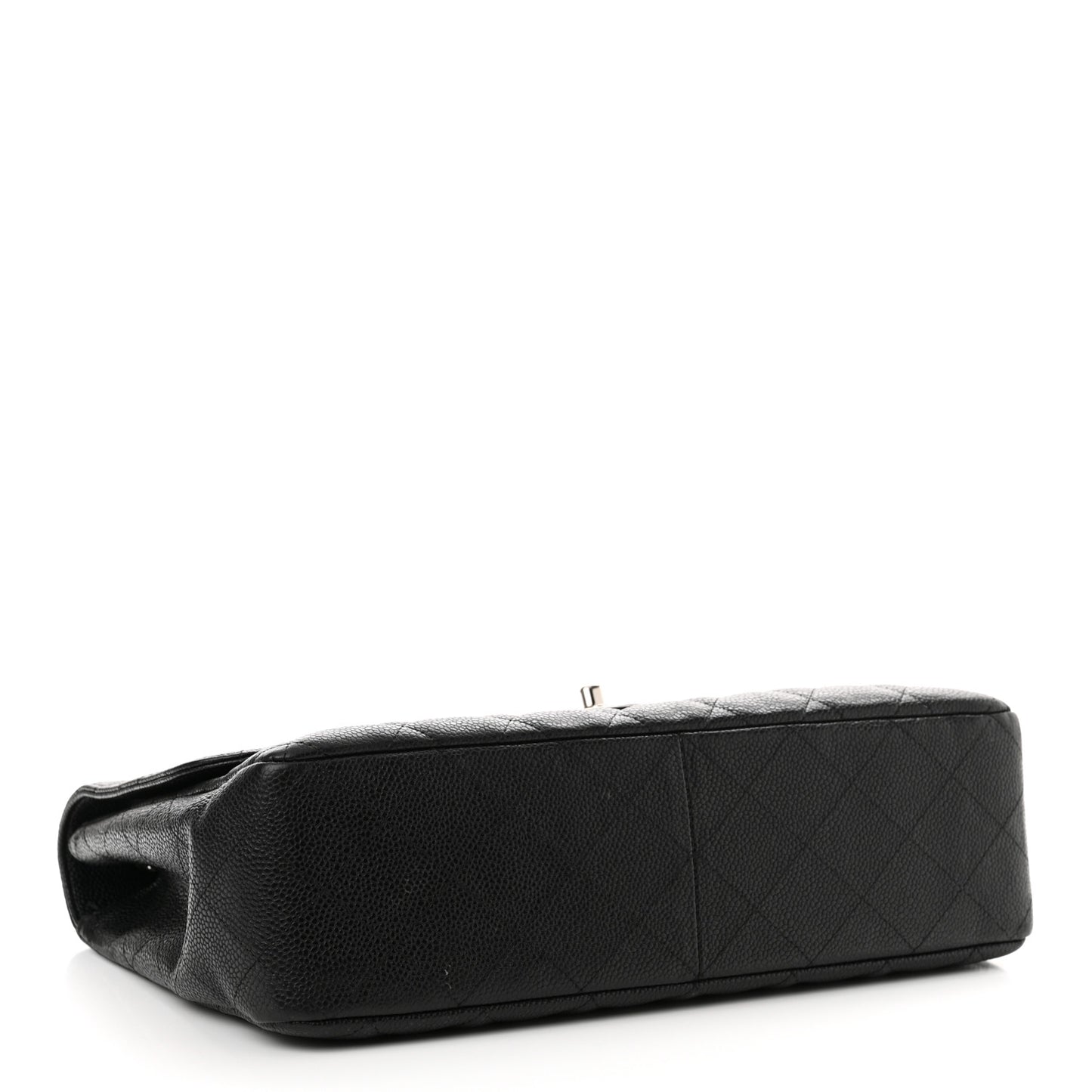 Caviar Quilted Jumbo Single Flap Black