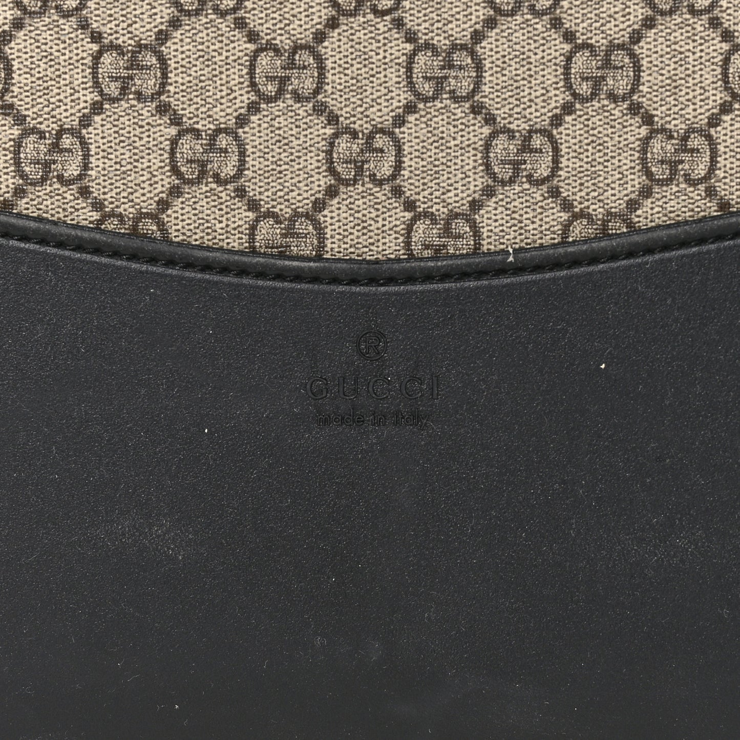 GG Supreme Monogram Azalea Calfskin Retro Interlocking G Carry On Trolley Beige Ebony Brown Sugar