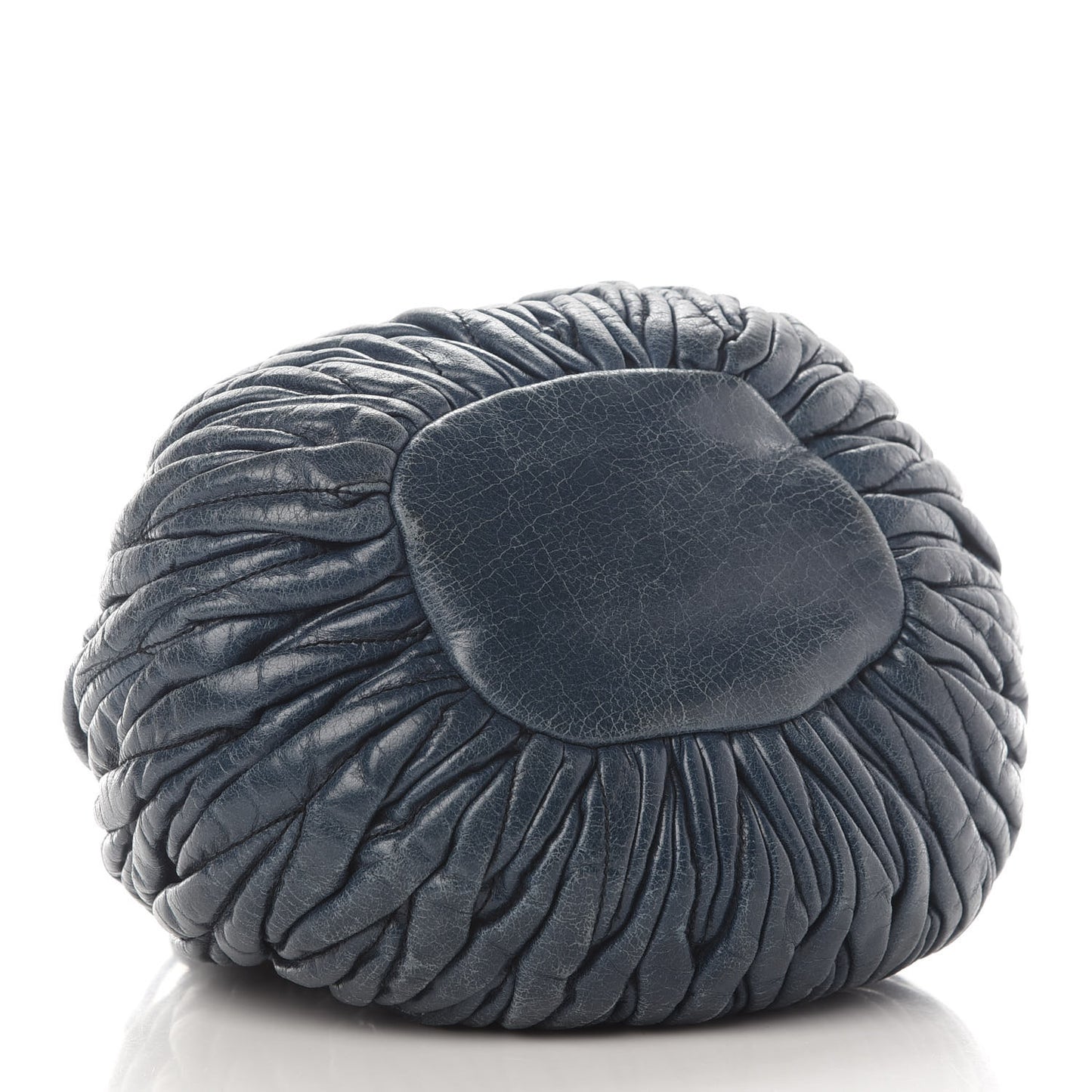 Nappa Matelasse Small Bucket Bag Denim