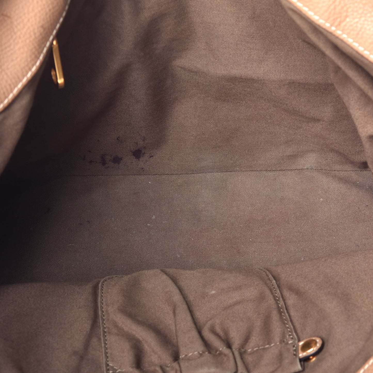 Calfskin Large New Marcie Tote Nut