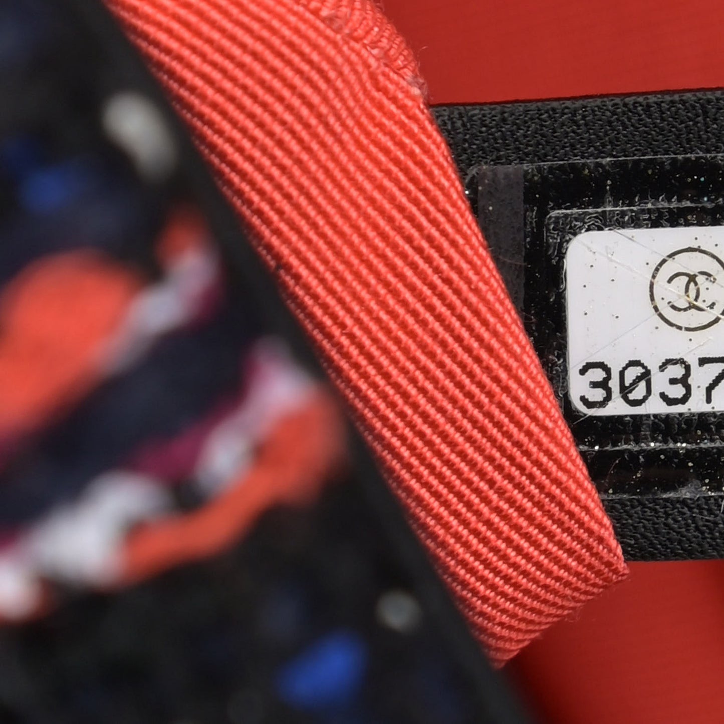 Tweed Quilted Large Chanel 19 Flap Black Orange Blue