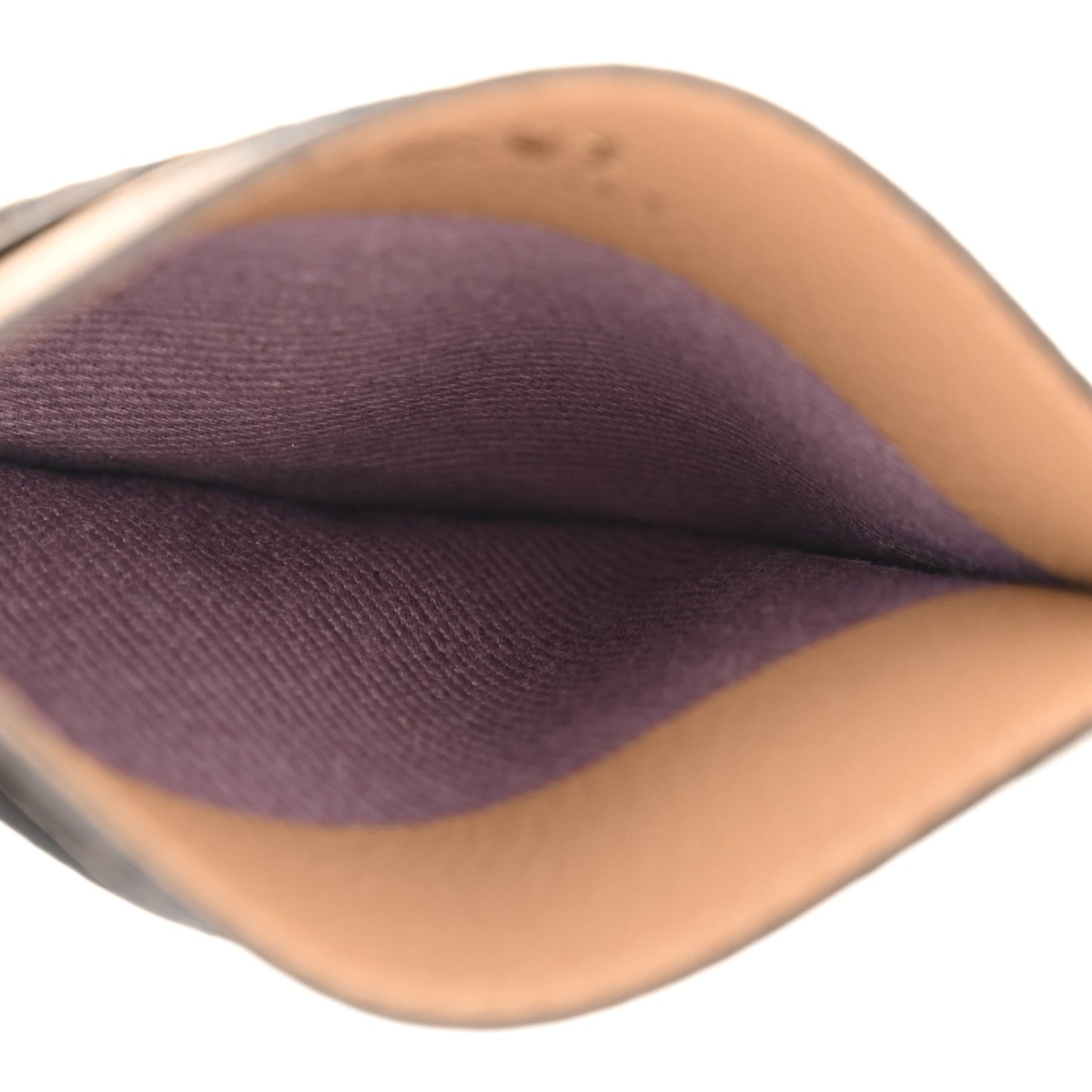 Calfskin Medusa Card Holder Brown