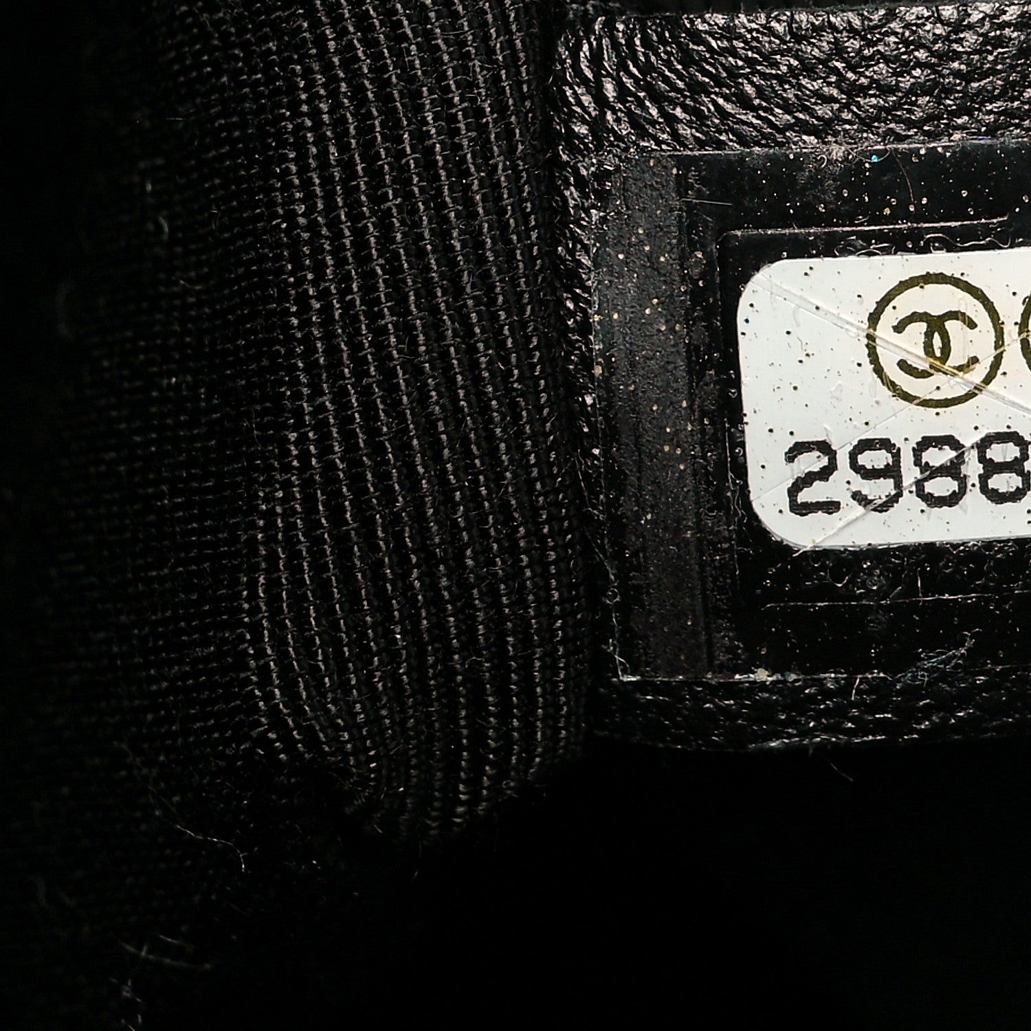 Chanel Calfskin Chain 20s Signature Hobo Black 6 of 9