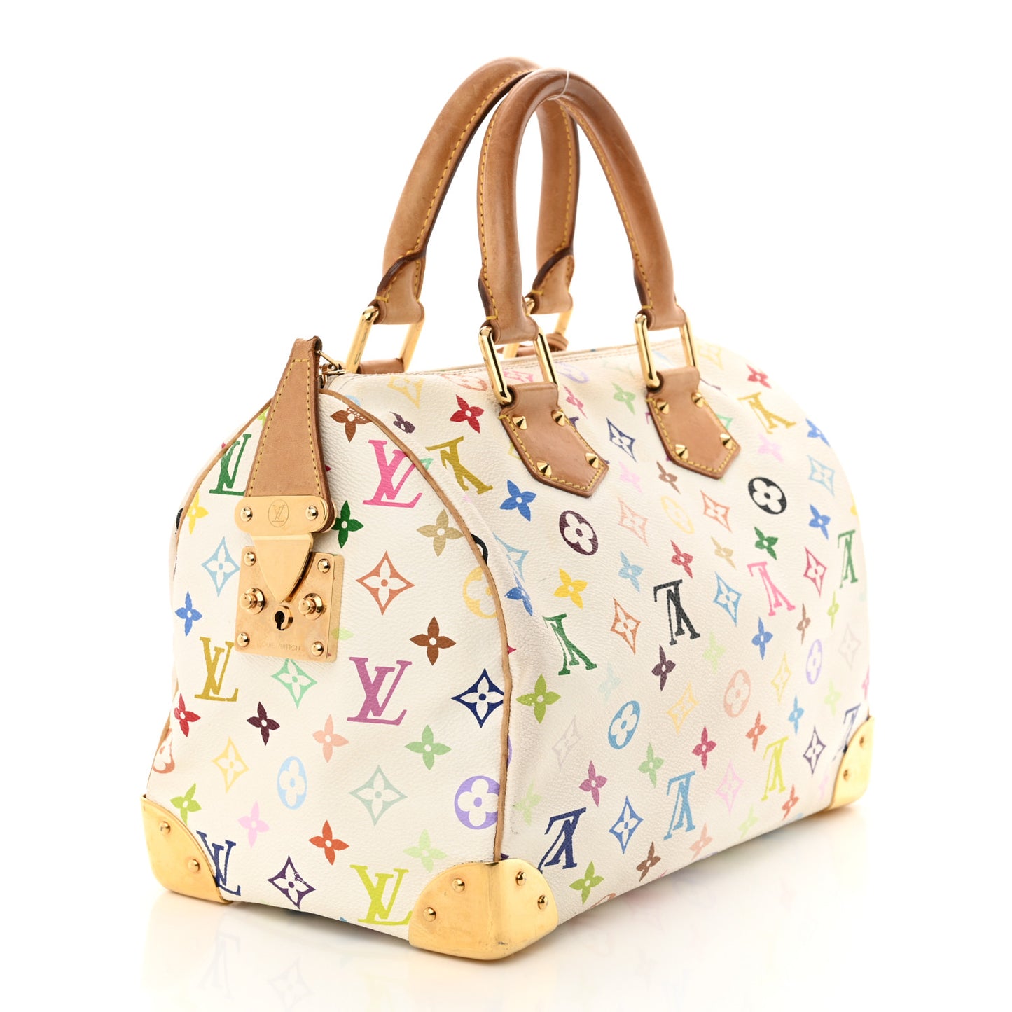 Monogram Multicolor Speedy 30 White