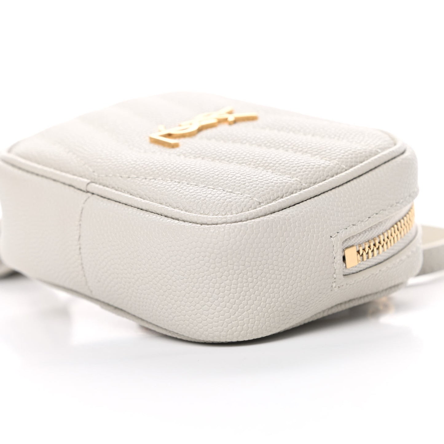 Grain De Poudre Matelasse Monogram Baby Lou Camera Bag Crema Soft
