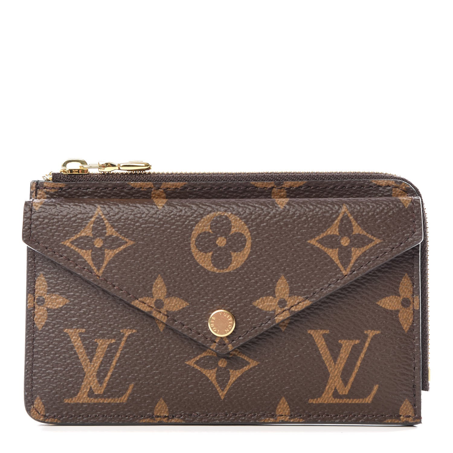 Louis Vuitton Monogram Recto Verso Card Holder Black 564537