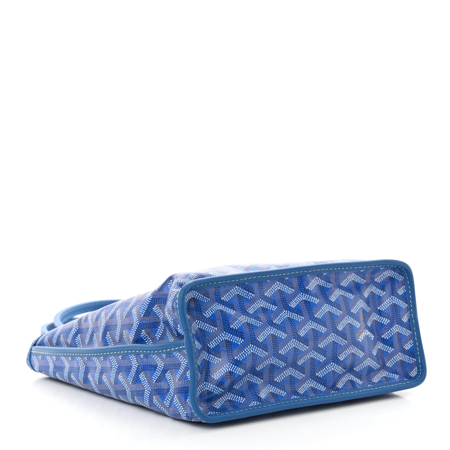 Goyardine Reversible Mini Anjou Sky Blue