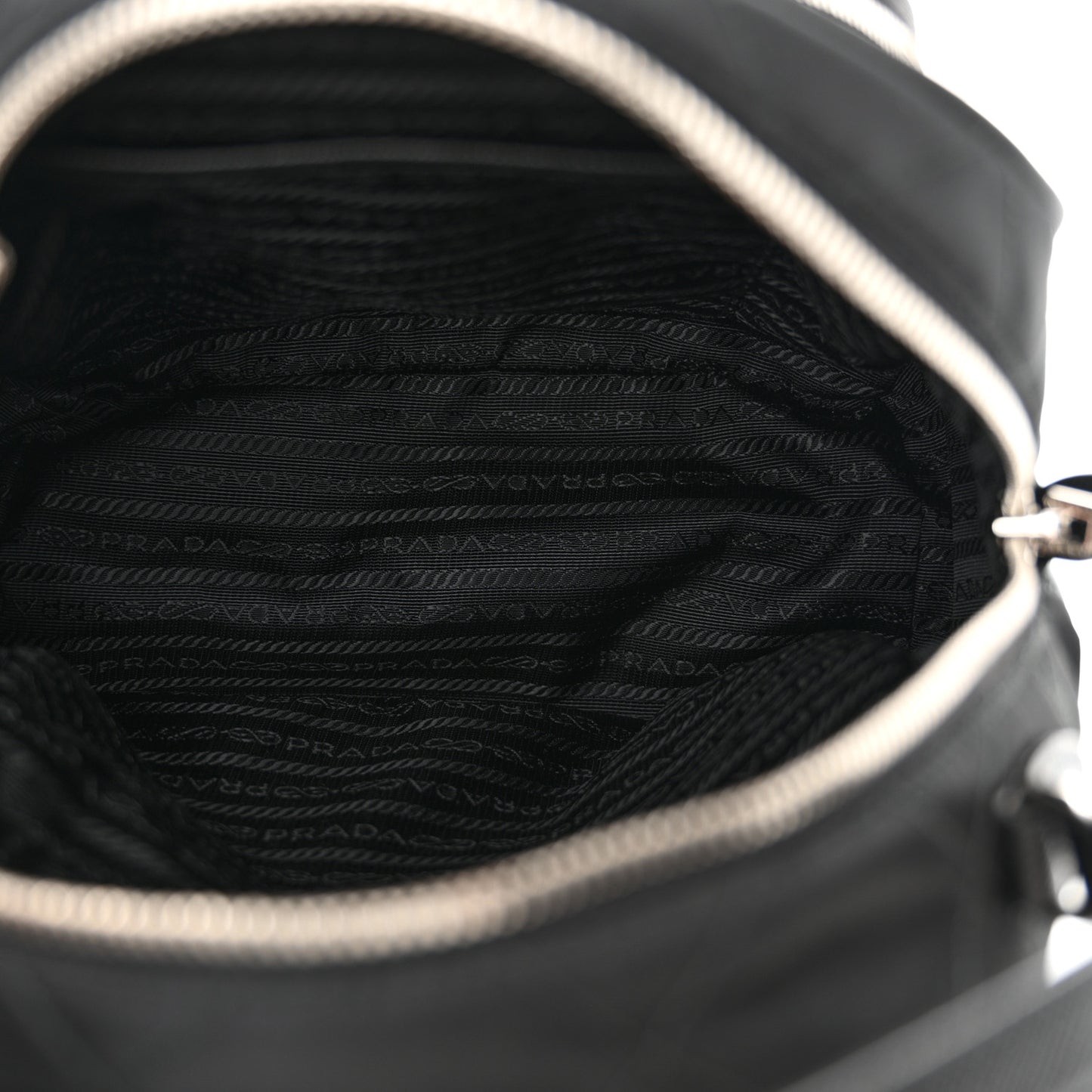 Nylon Tessuto Impuntu Quilted Backpack Black