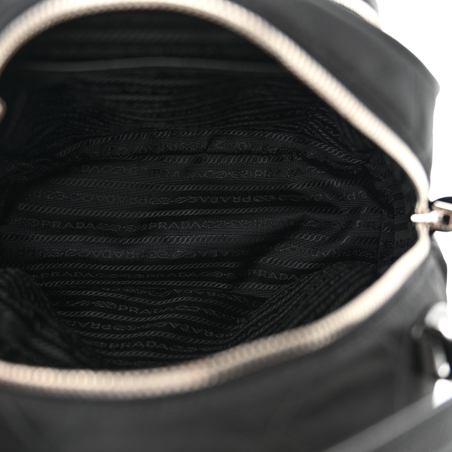 Prada Nylon Tessuto Impuntu Quilted Backpack Black 5 of 10