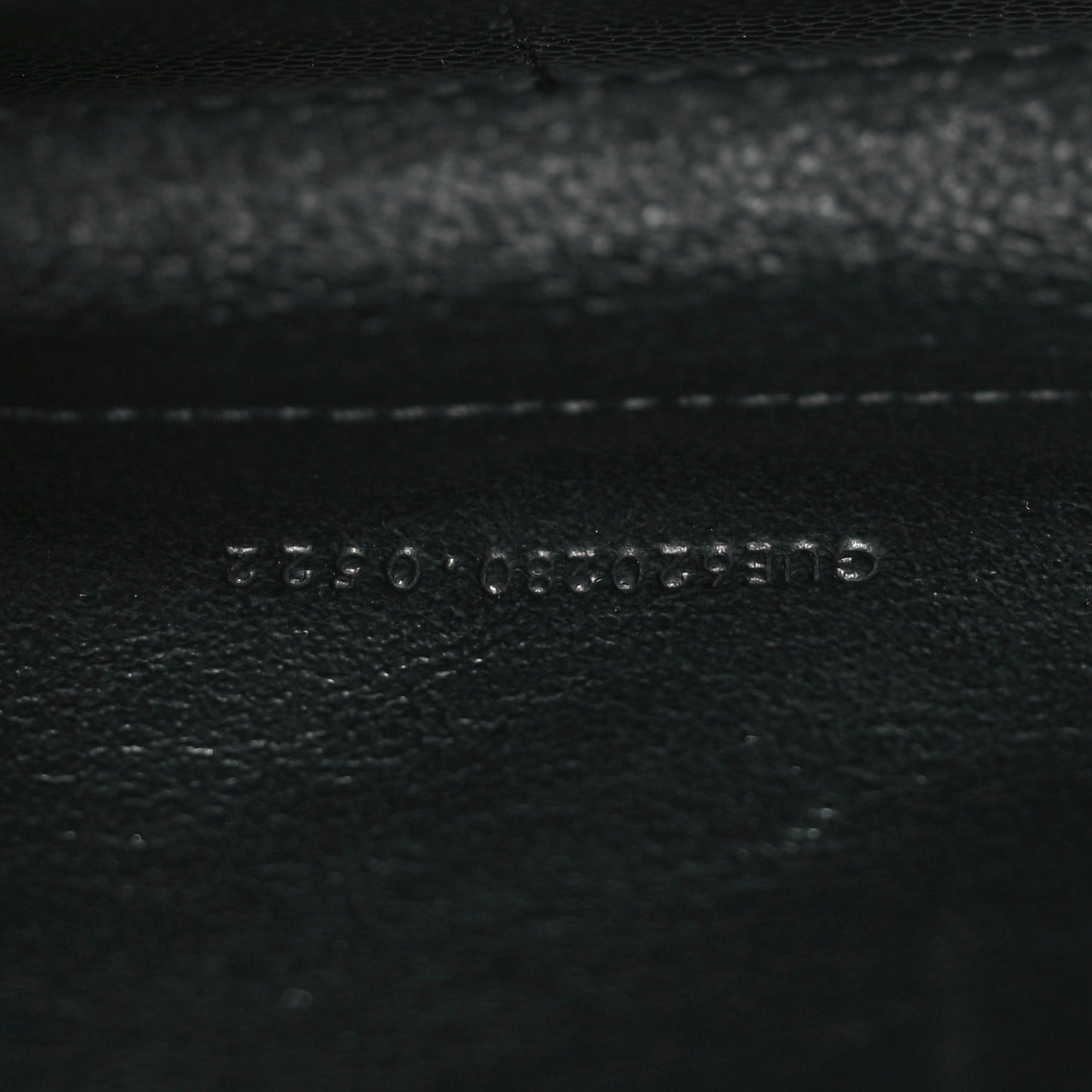 Grain De Poudre Mixed Matelasse Triquilt Monogram Chain Wallet Black