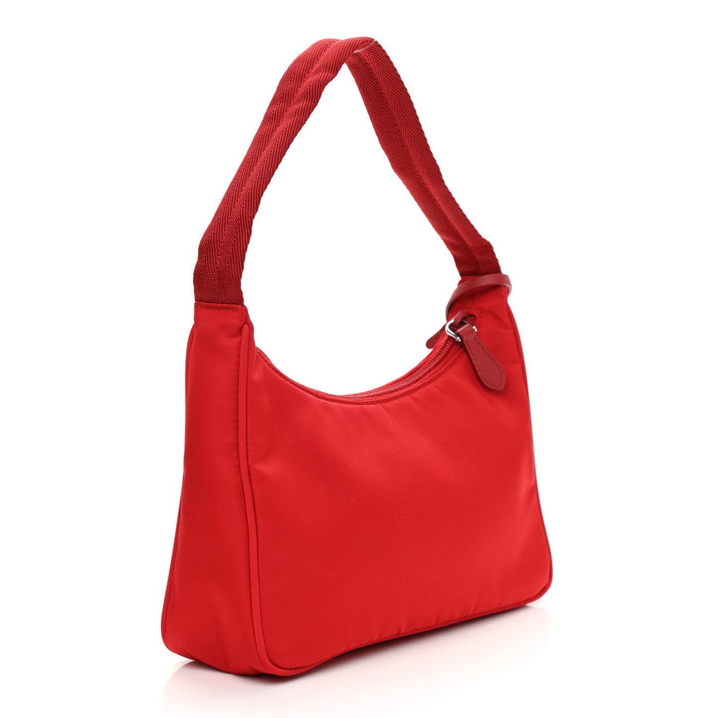 Tessuto Nylon Mini Re-Edition 2000 Bag Rosso