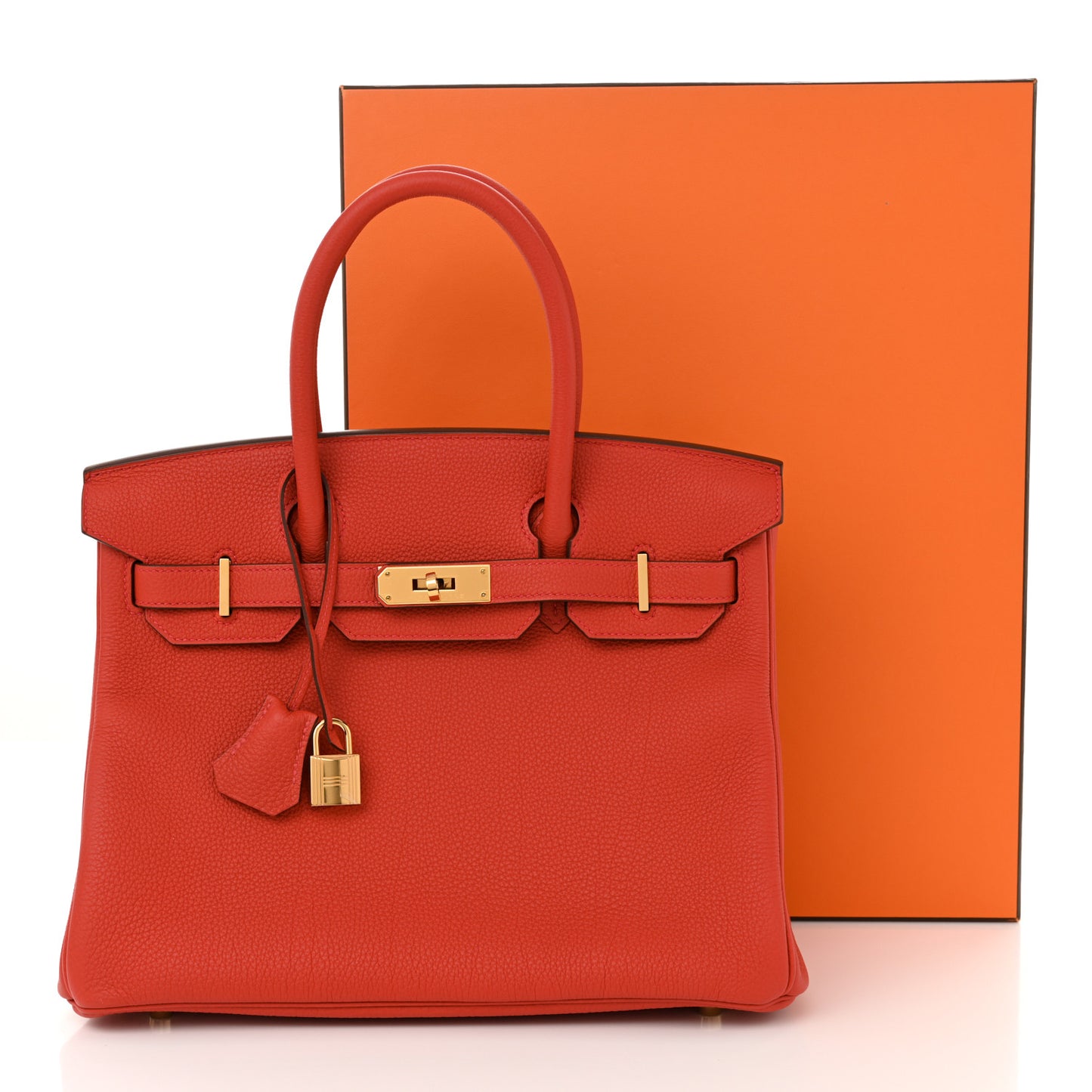 Togo BIRKIN 30 Rouge Casaque
