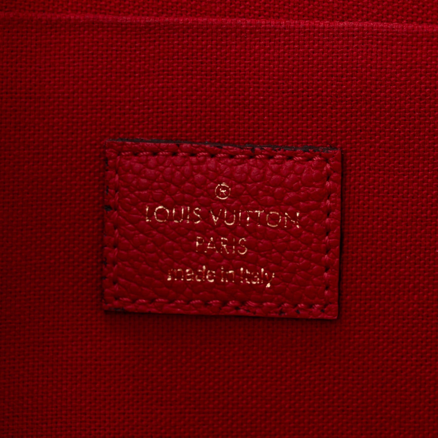 Empreinte Pochette Felicie Chain Wallet Cherry