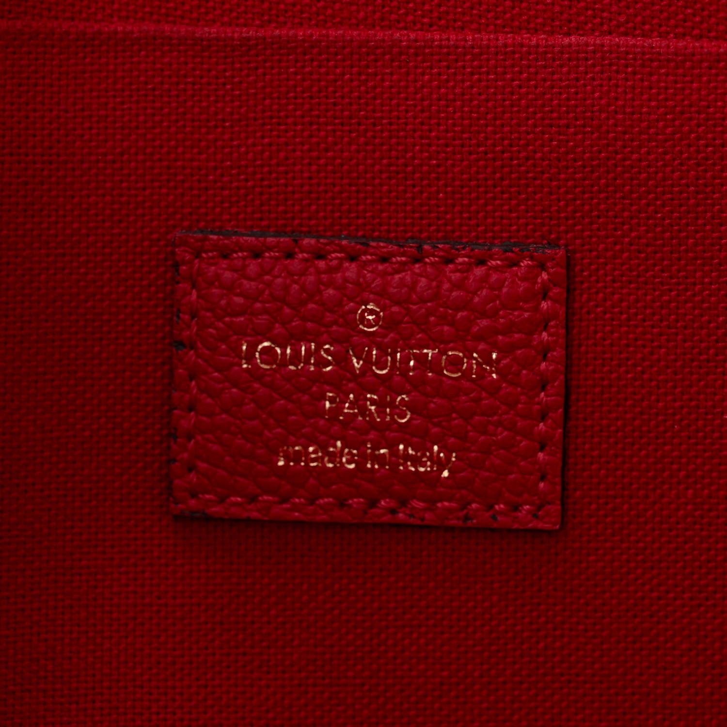 Louis Vuitton Empreinte Pochette Felicie Chain Wallet Cherry 7 of 11