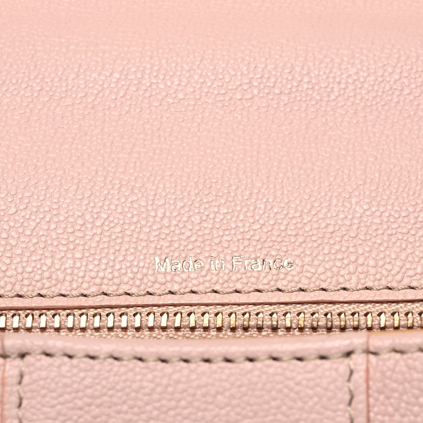 Grained Calfskin MM Brillant Satchel Nude