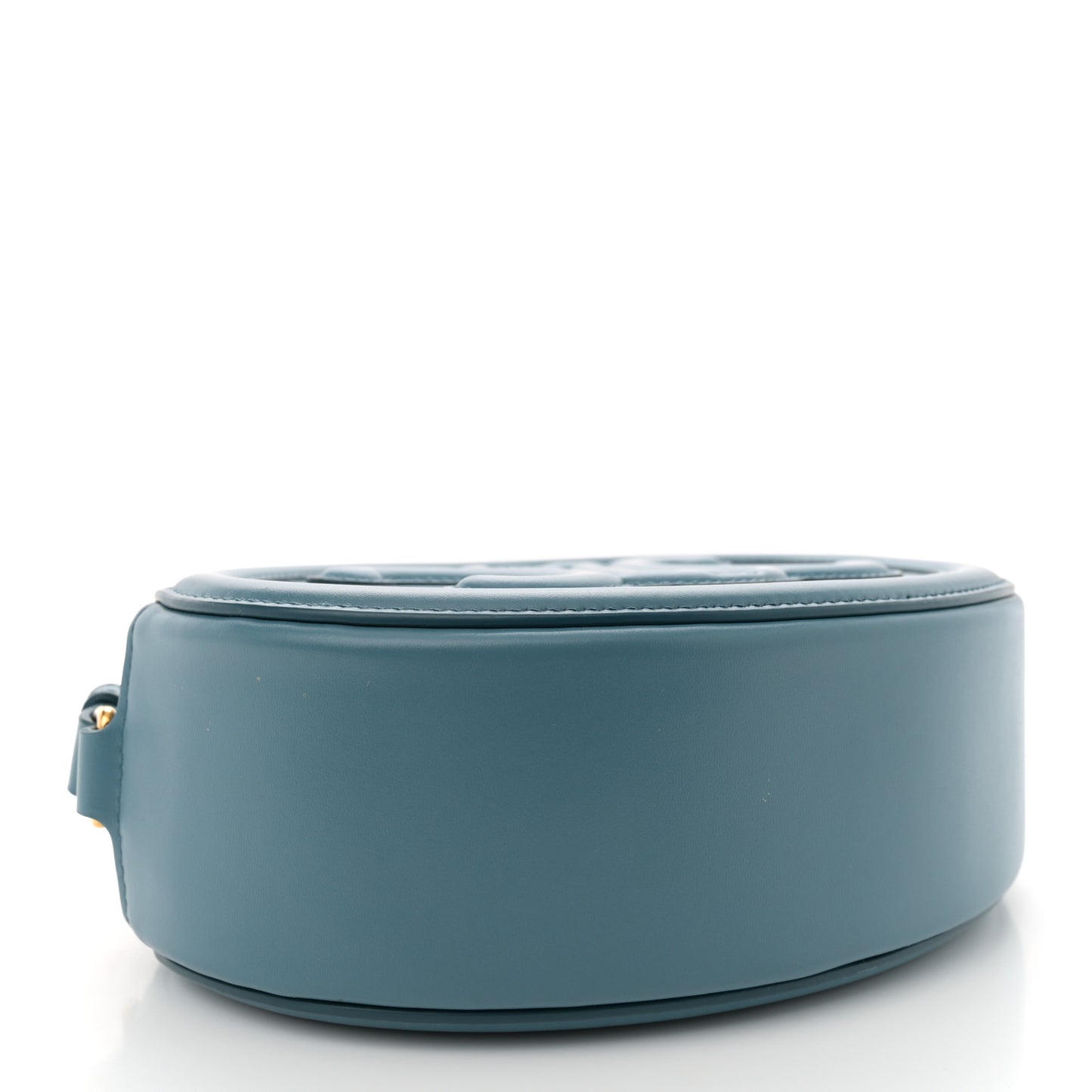 Smooth Calfskin Cuir Triomphe Oval Bag Denim