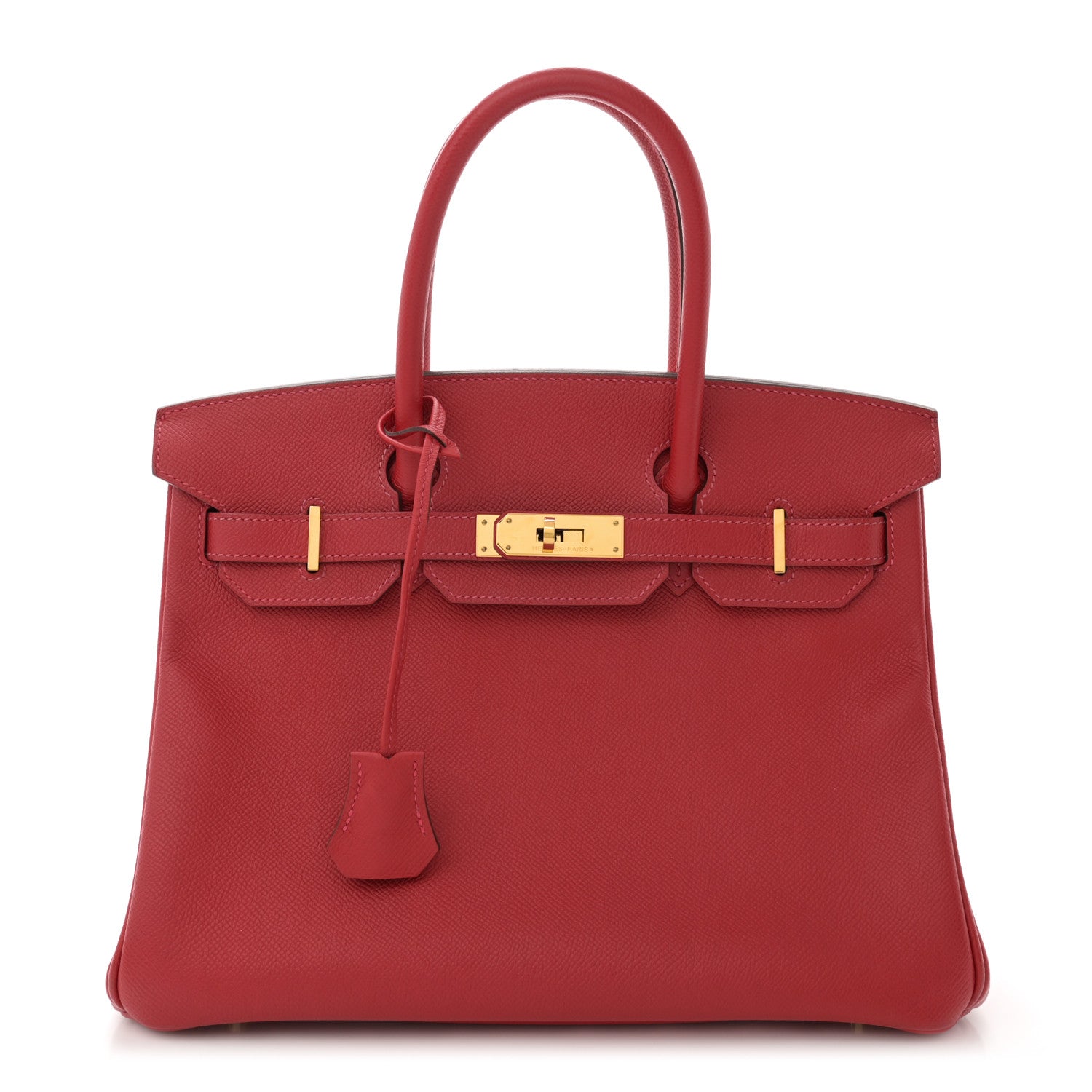 Hermes Epsom Birkin 30 Rouge Casaque 1 of 14