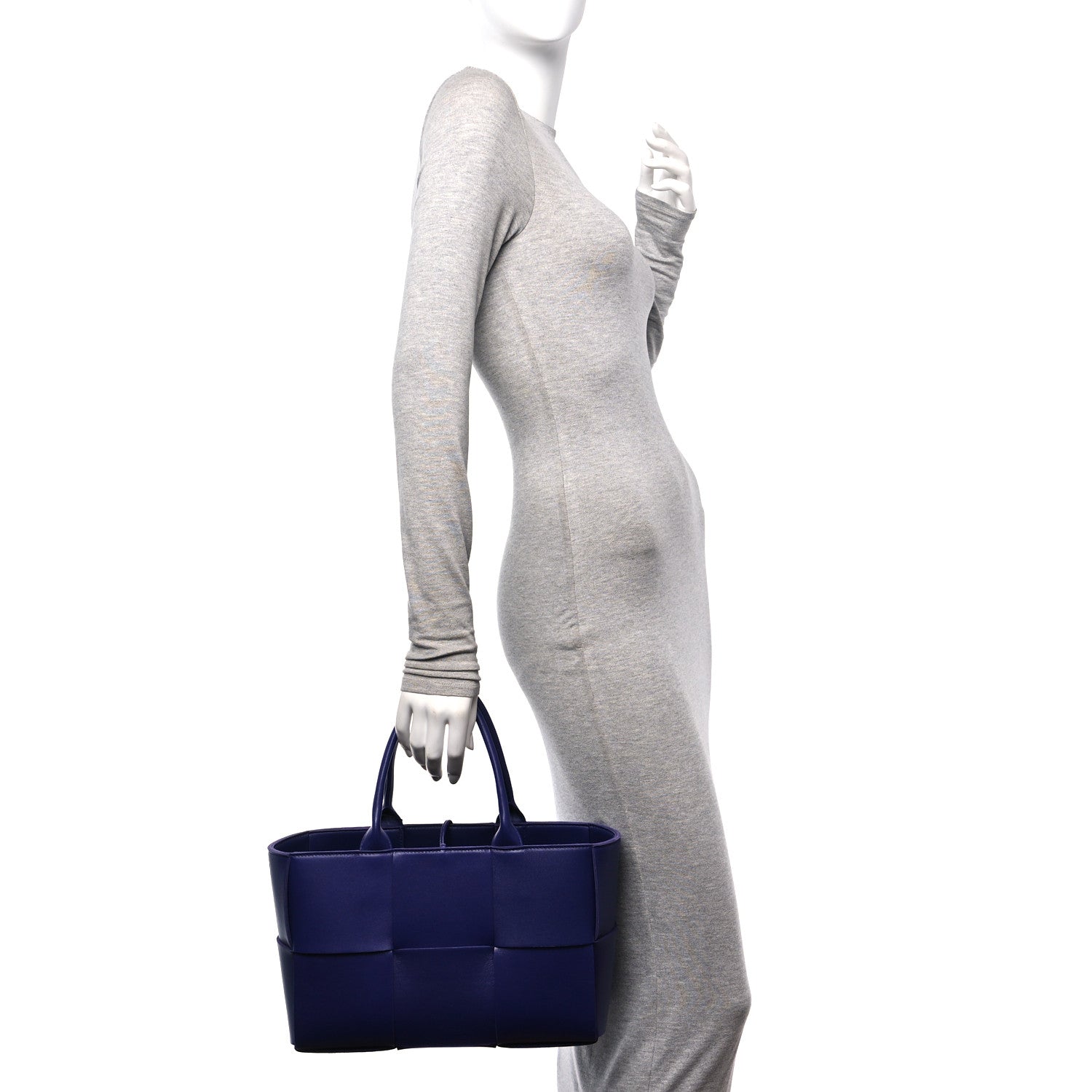 Bottega Veneta Smooth Calfskin Intrecciato Small Arco Tote Unicorn 2 of 10