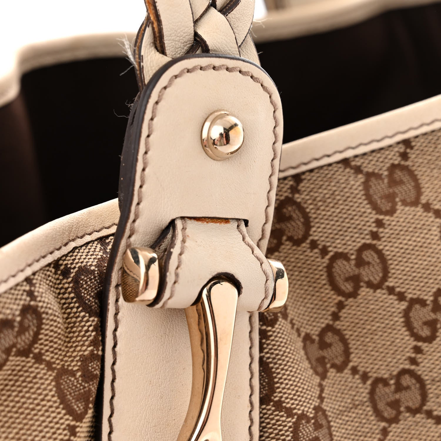 Gucci Monogram Medium Pelham Shoulder Bag Off White 14 of 16